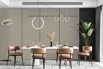 海口轻奢风格-餐厅