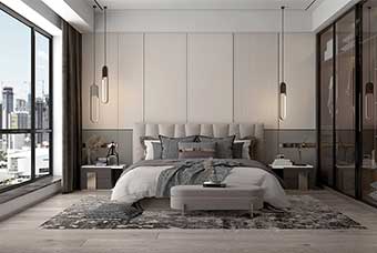 海口现代风格-卧室