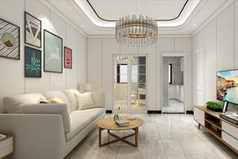 海口现代风格-客厅