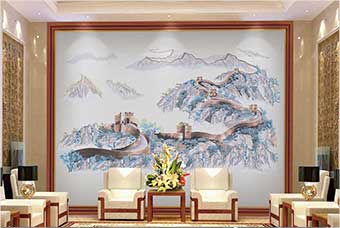 海口森佰汇航空纤维墙咔（唯我中华）