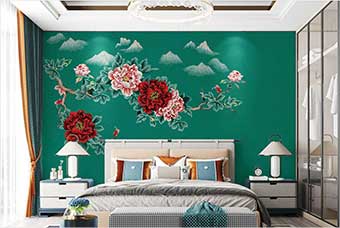 海口森佰汇航空纤维墙咔（爱情花语）